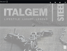 Tablet Screenshot of italgemsteel.com